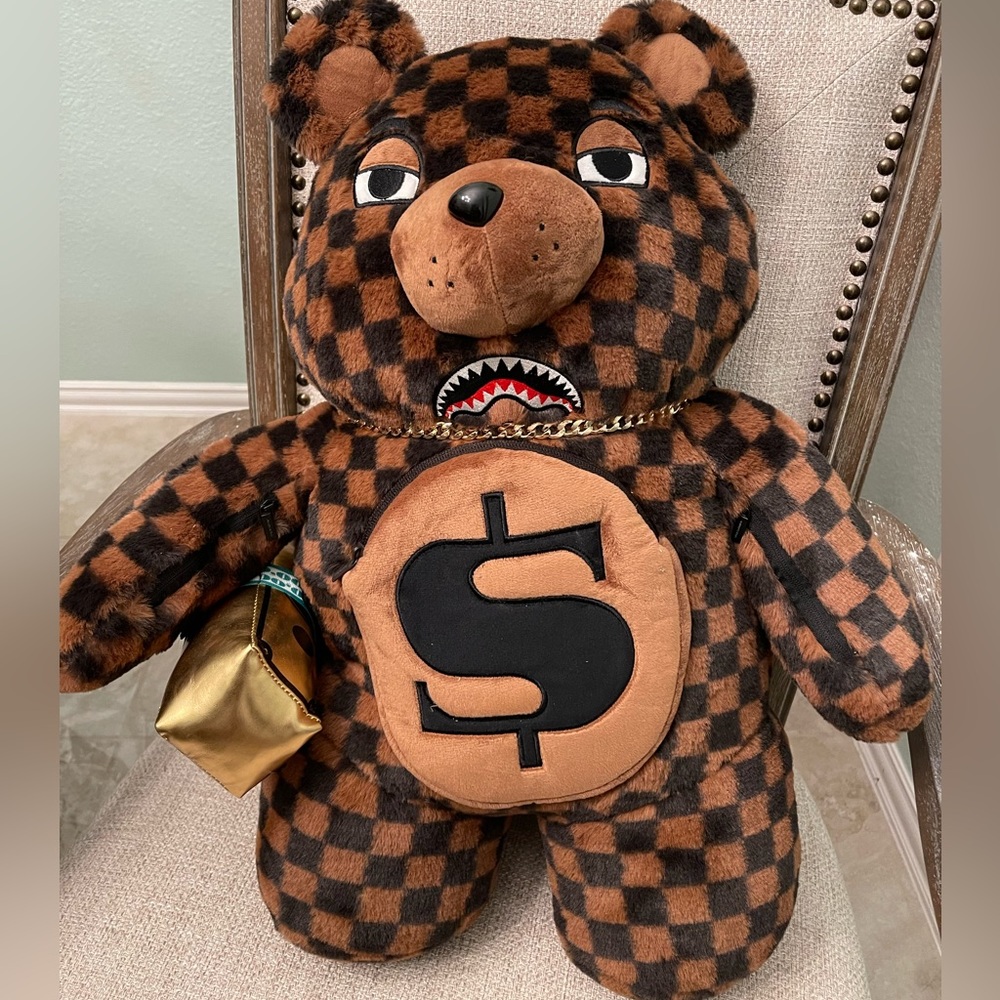 Sprayground teddy bear backpack